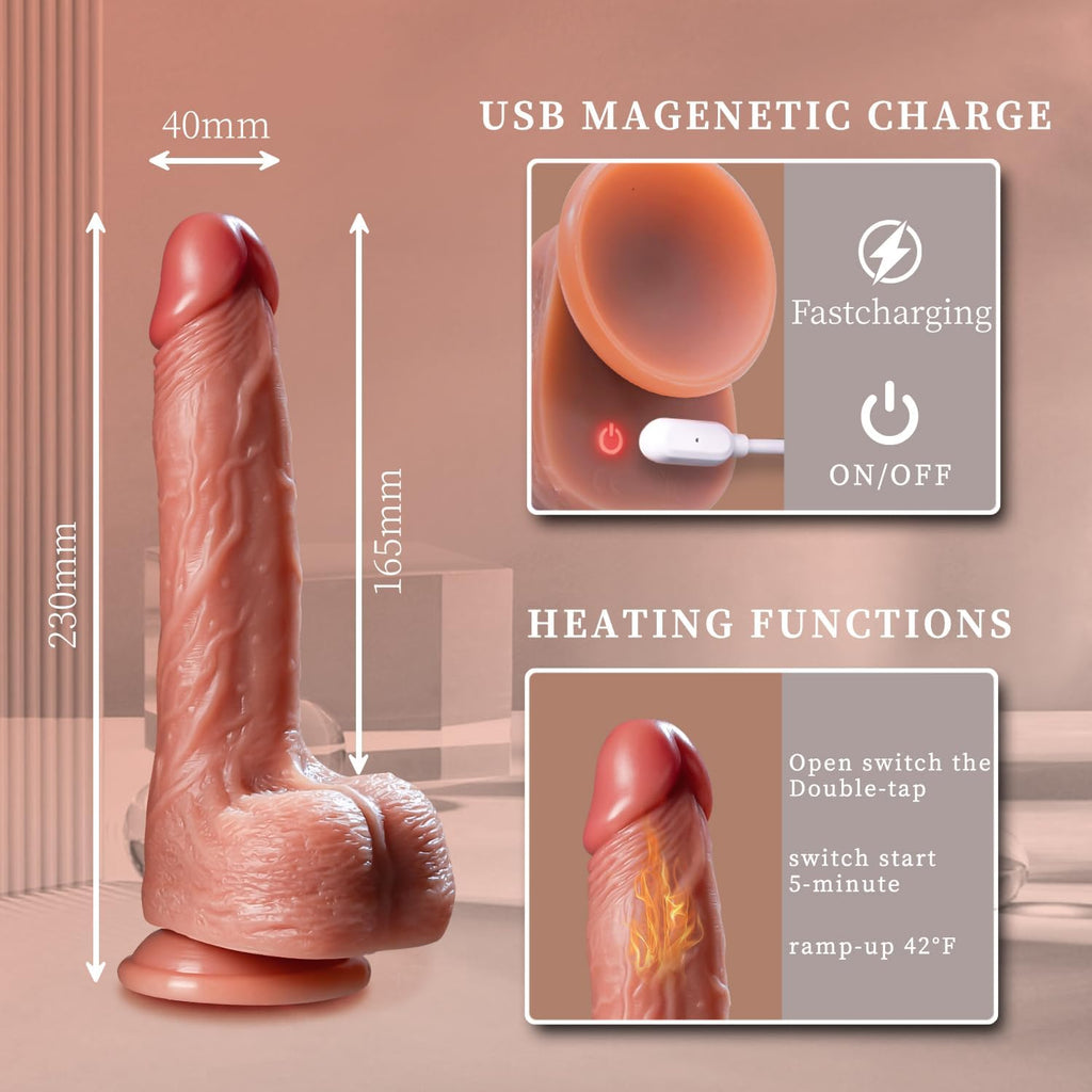 InfiniteThrob Thrusting Dildo Vibrator
