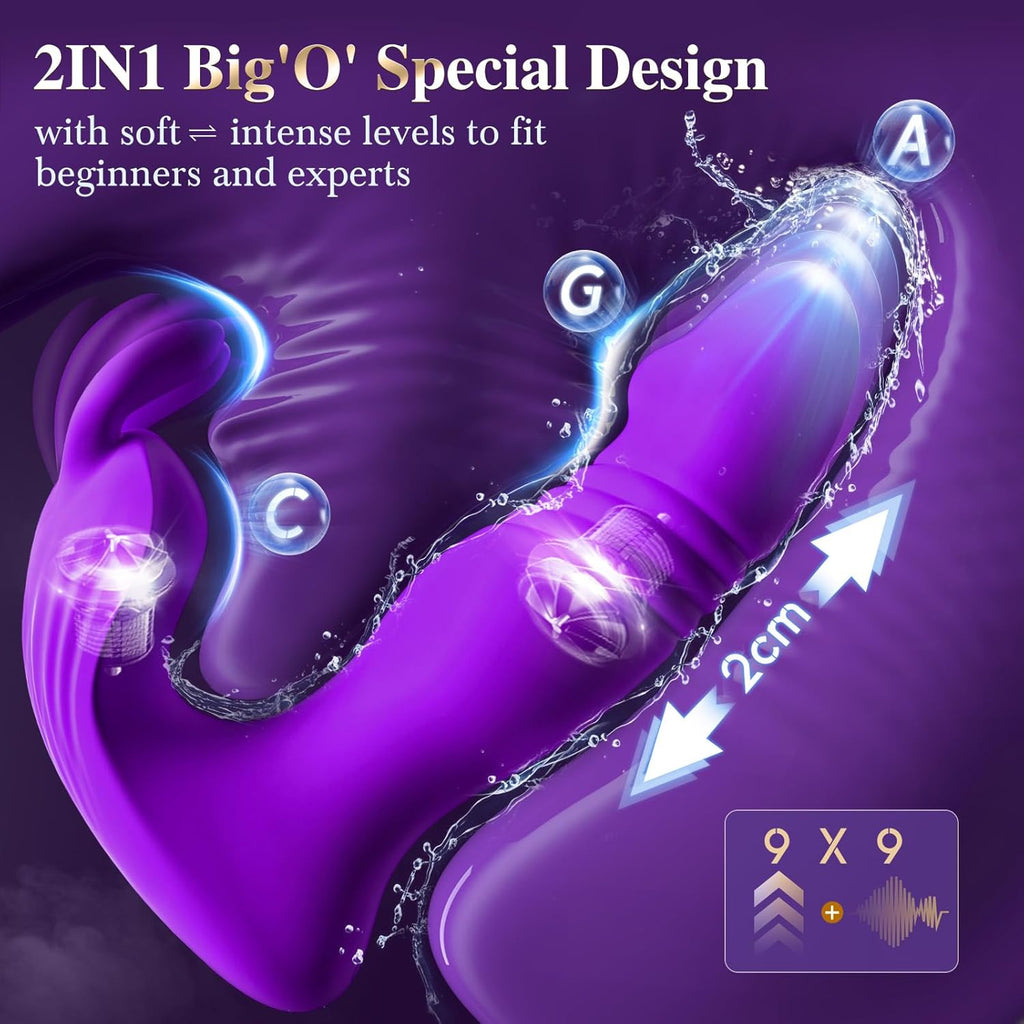 NymphMotion Wearable Remote Control Dildo Vibrator