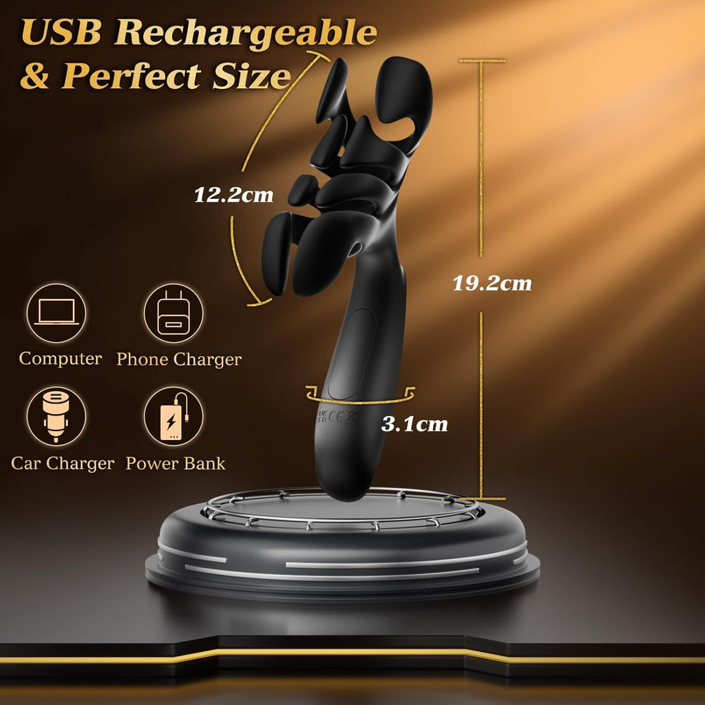 MasterTremor 10-Mode Vibrating Penis Stroker for Men