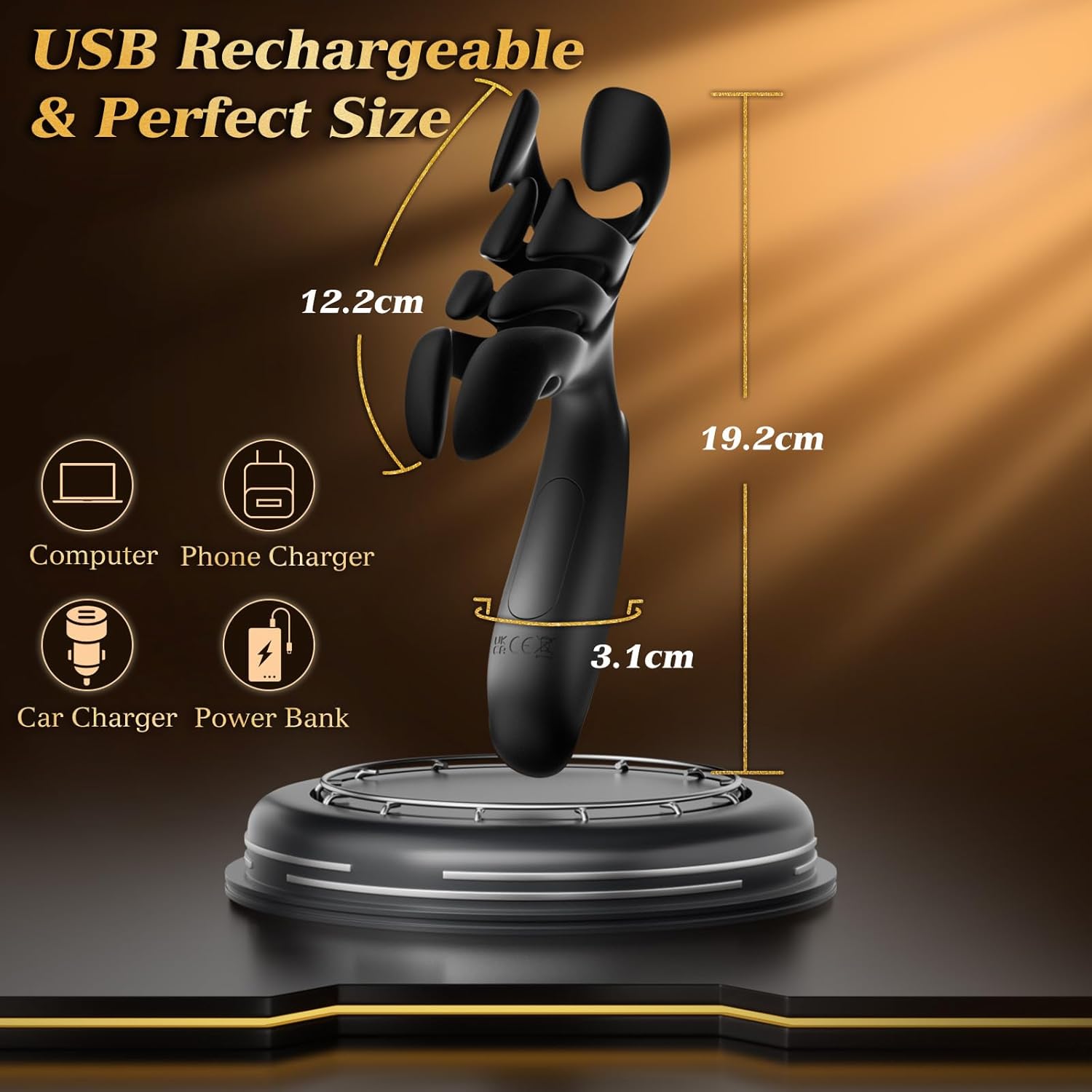 MasterTremor 10-Mode Vibrating Penis Stroker for Men