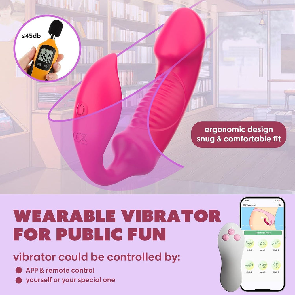 ColossusNest Wearable Dual Vibrator – G-Spot & Clitoral Stimulator
