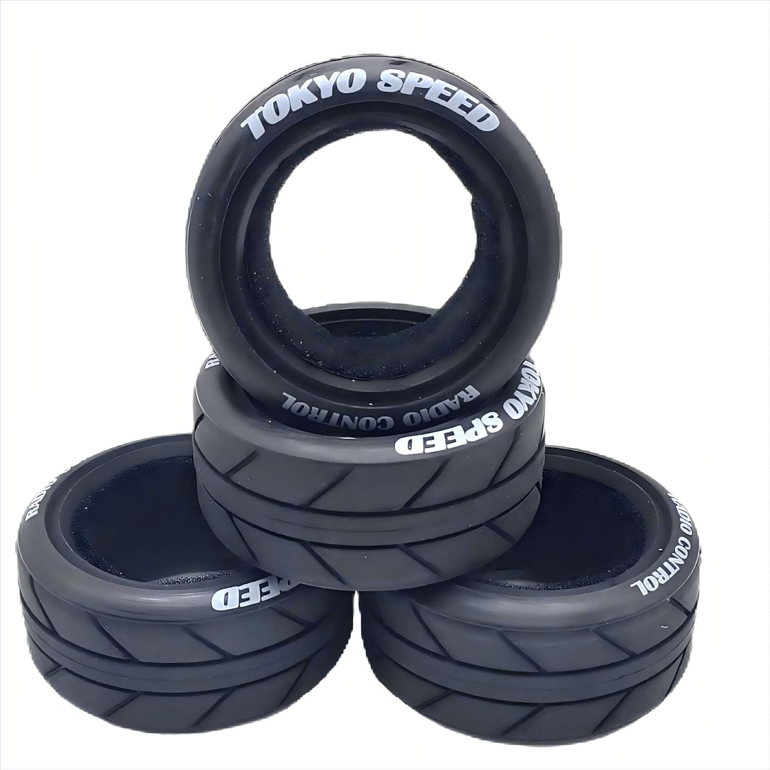 IRonManRc 1/10 Rubber Soft Tires Tokyo Speed 26mm