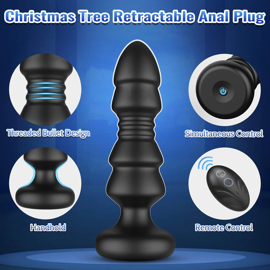 HorizonGrip Remote-Controlled Thrusting Anal Vibrator
