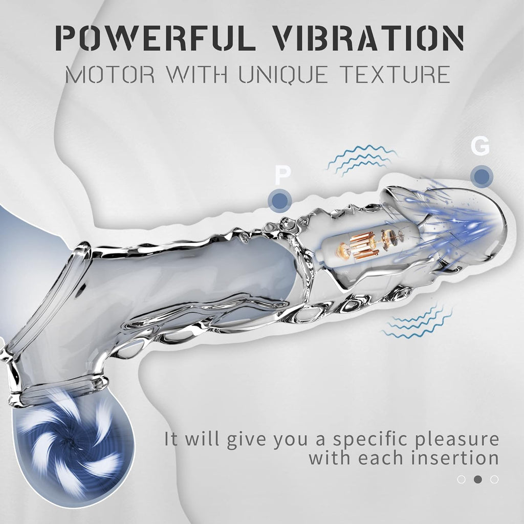 ApexPredator Huge Vibrating Penis Sleeve