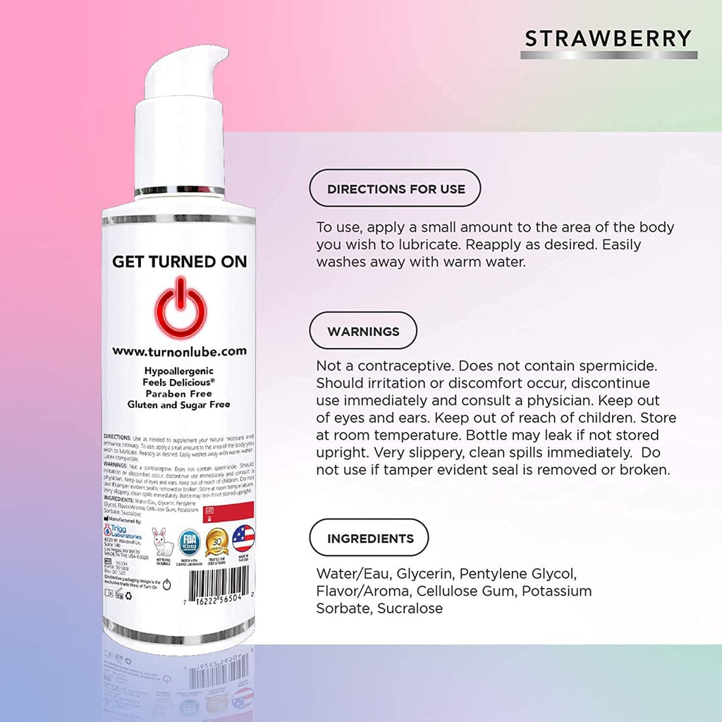 Strawberry Flavored Oral-Play Sex Lube