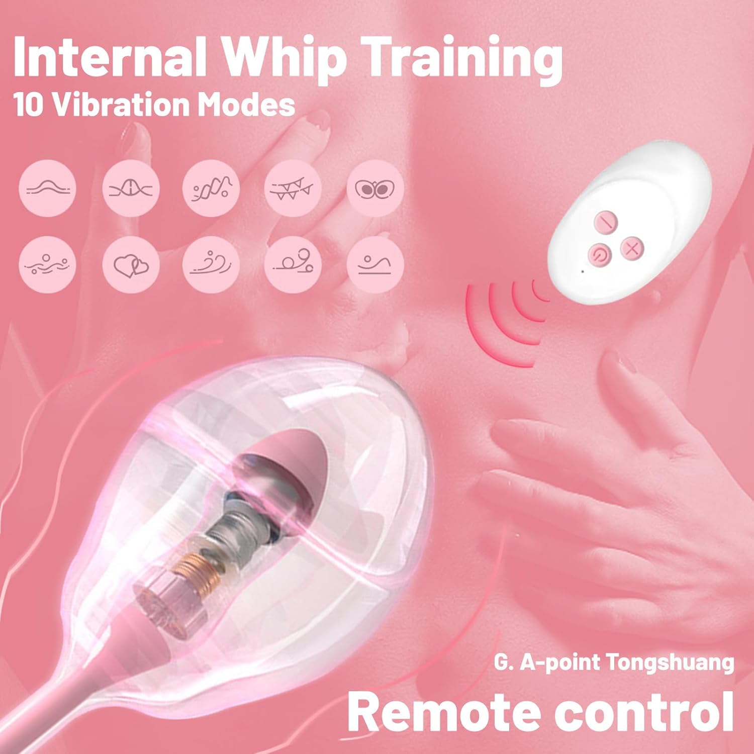 StellarRush Remote Control Inflatable Vibrator