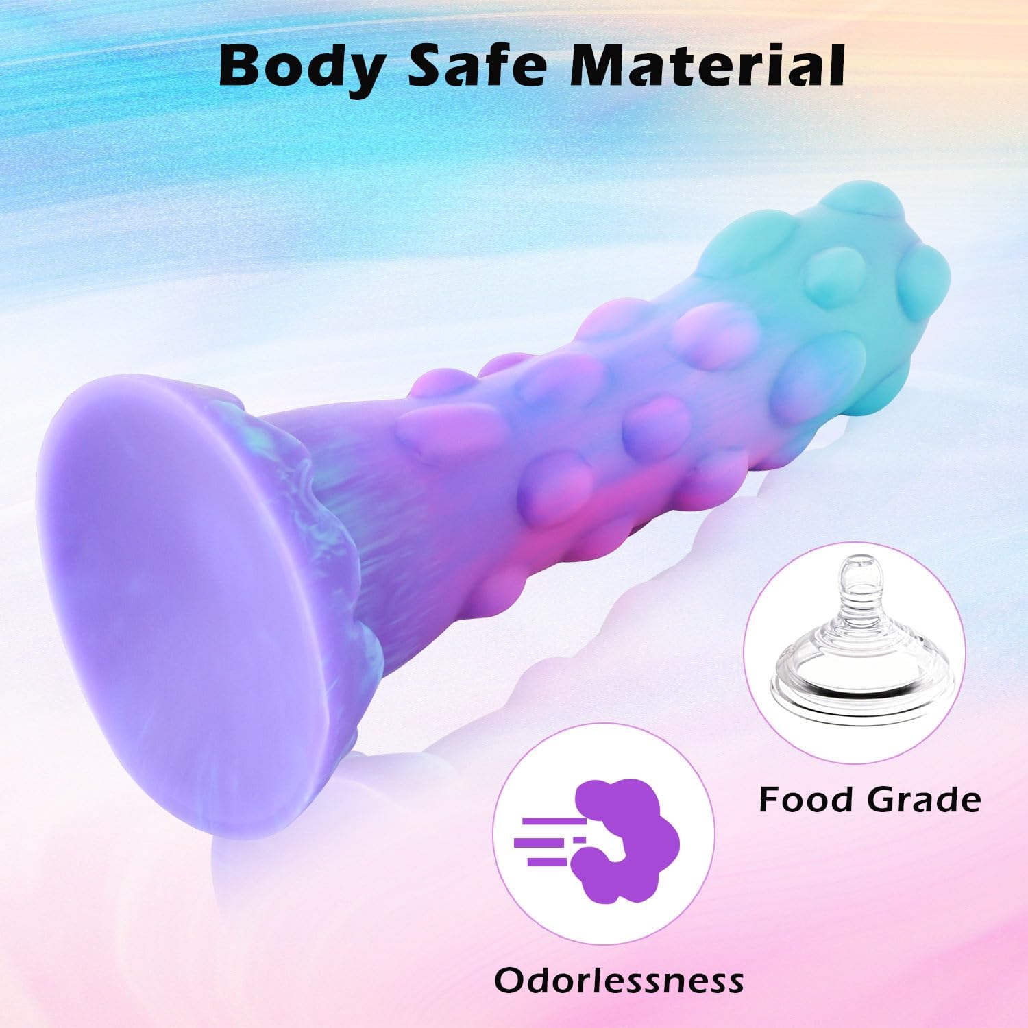 EuphorVibe Small Monster Fantasy Dildo | Beginner-Friendly, Realistic, Strong Suction Cup