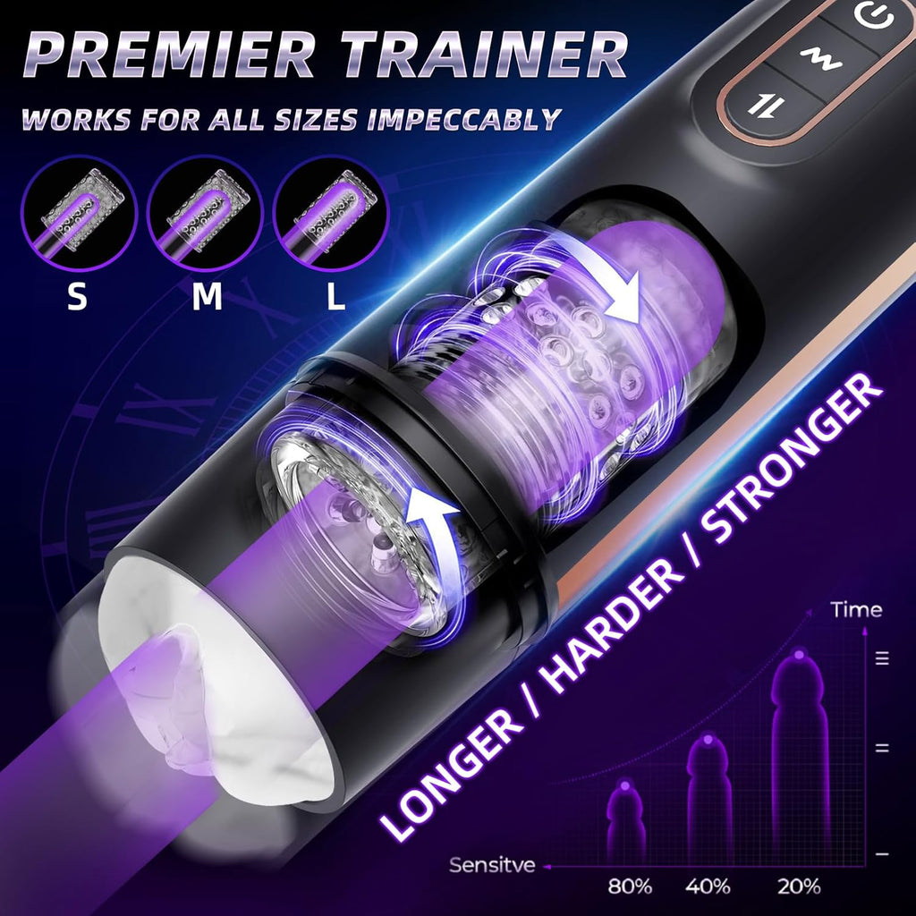 ErosEclipse Automatic Thrusting & Rotating Male Masturbator