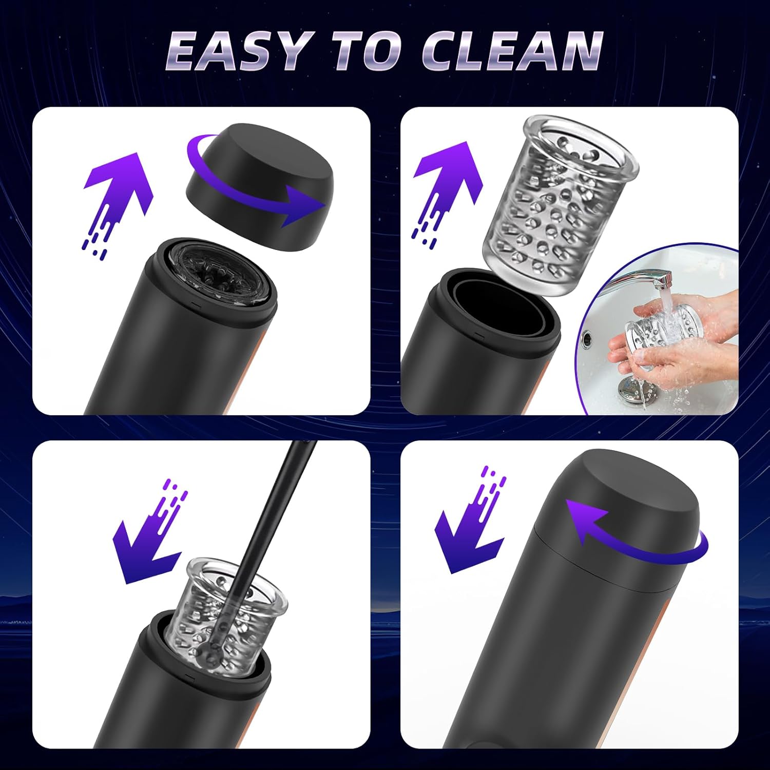 ErosEclipse Automatic Thrusting & Rotating Male Masturbator
