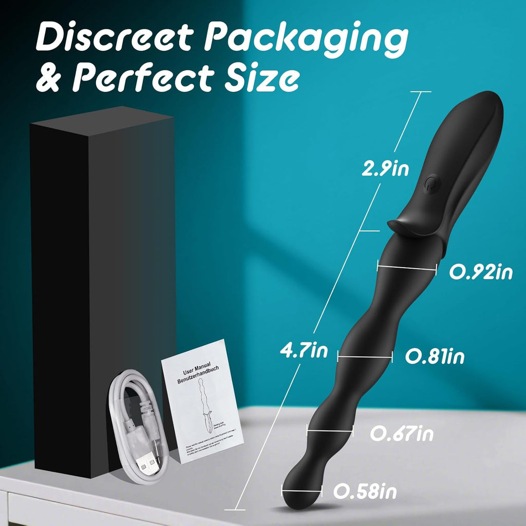 VibeBeads Pro Vibrating Anal Beads Wand