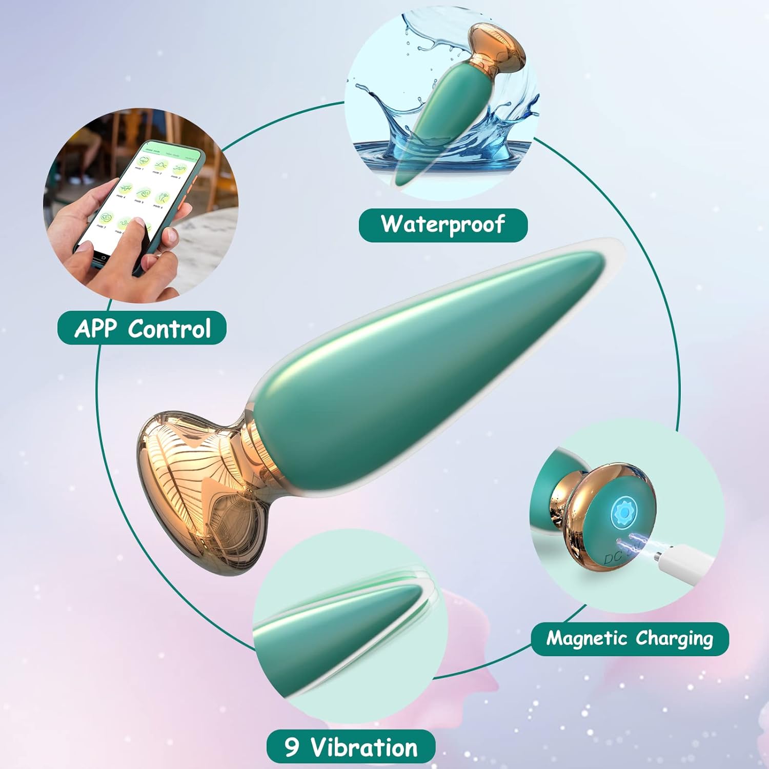 TenderRush Remote Control Anal Vibrator