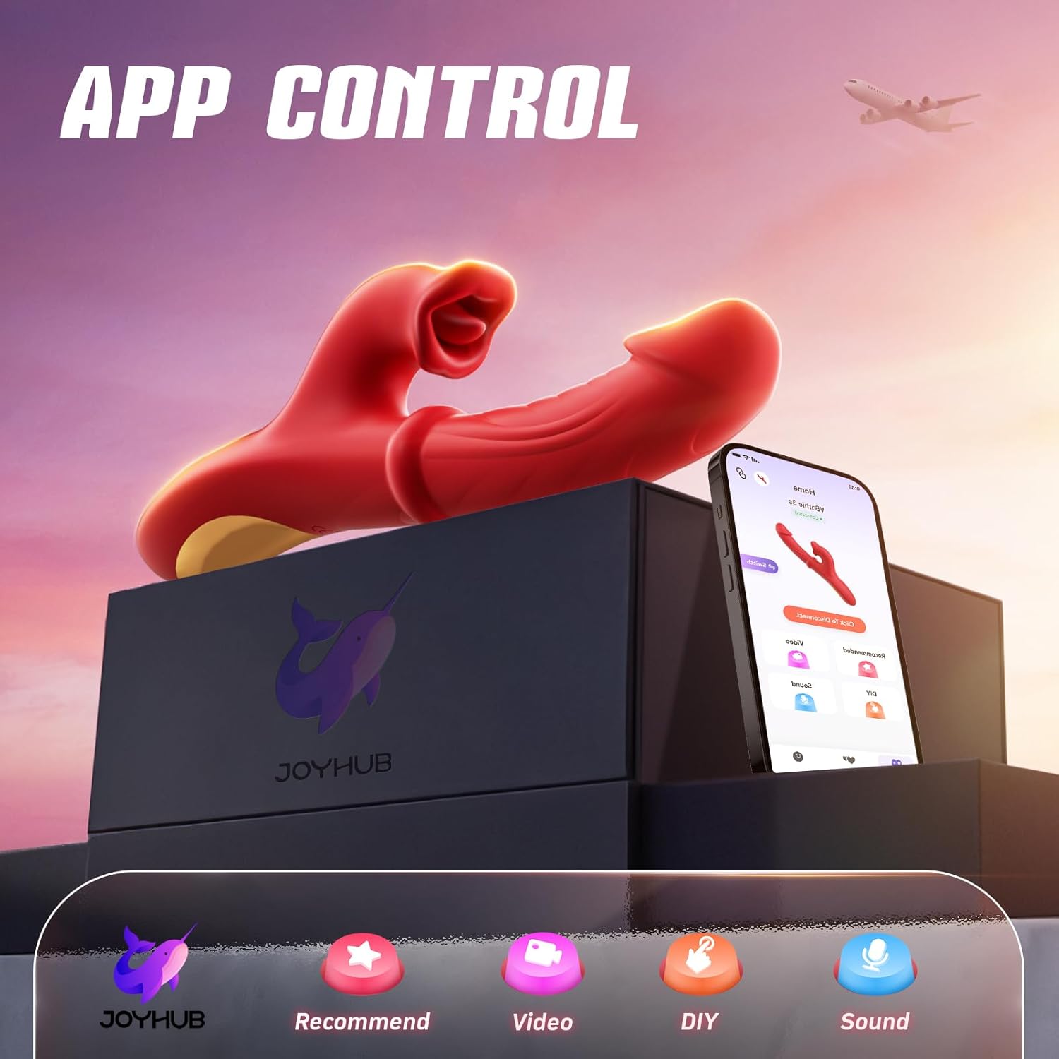 EclipsePulse Thrusting Dildo Vibrator Clit Stimulator