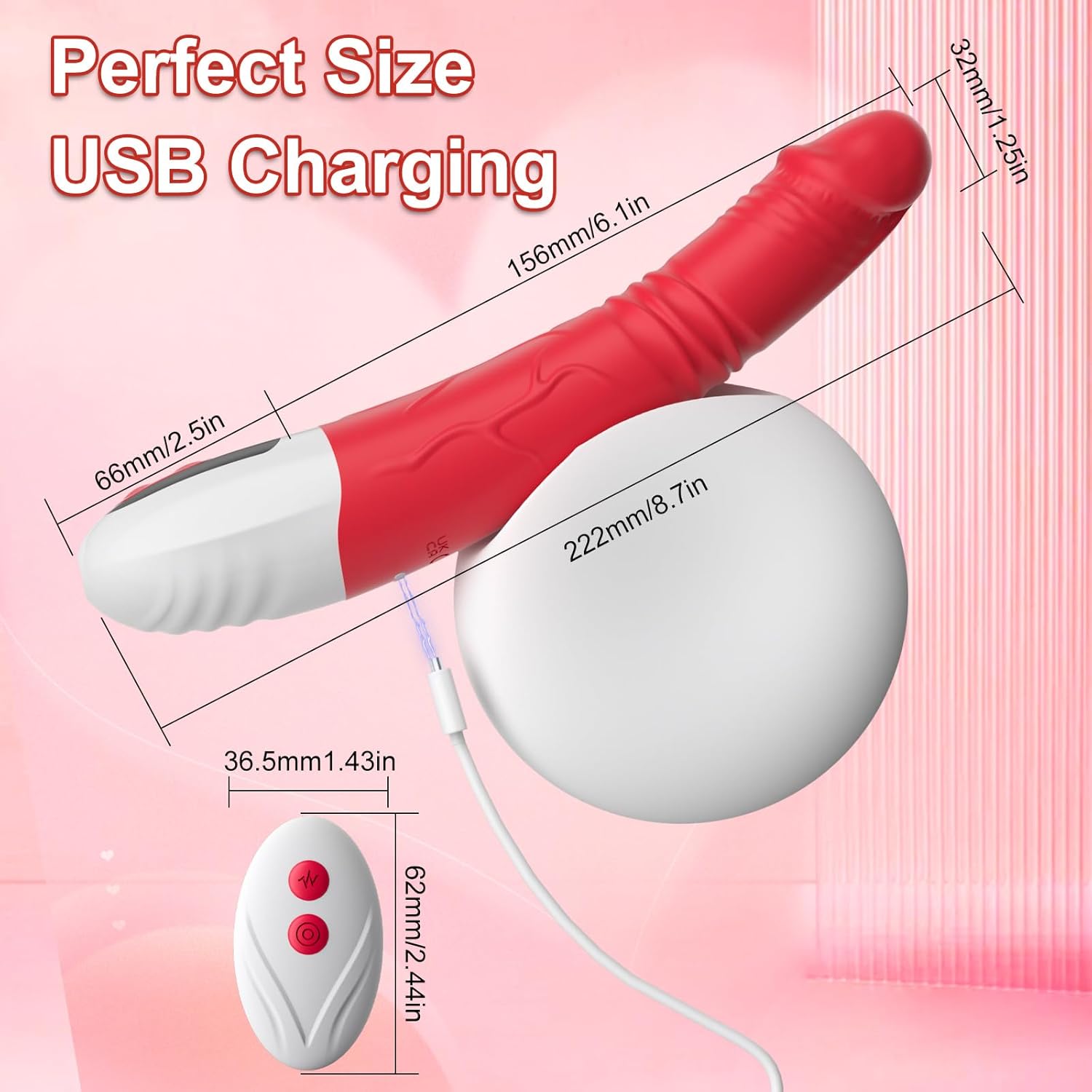 RefinedEdge Thrusting Dildo Sex Machine