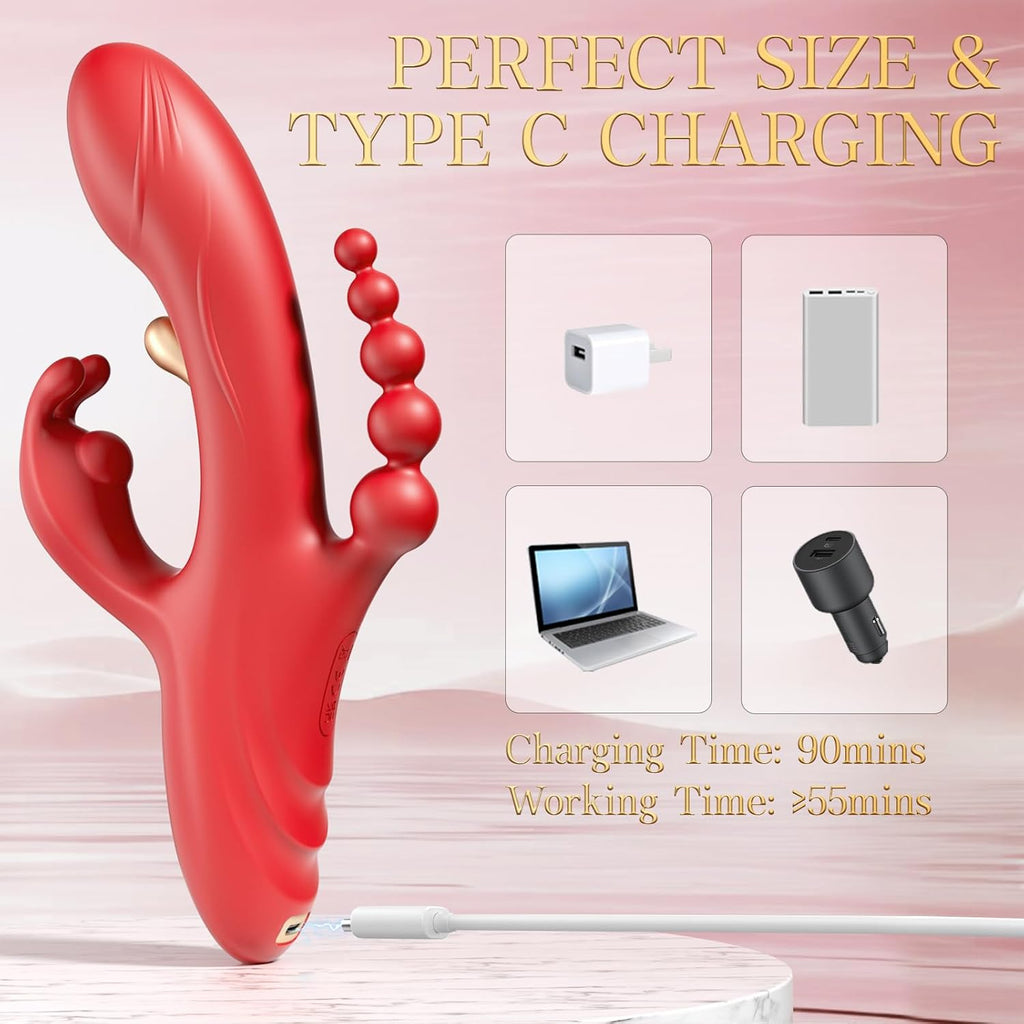 FawnTouch G-Spot Rabbit Dildo Vibrator