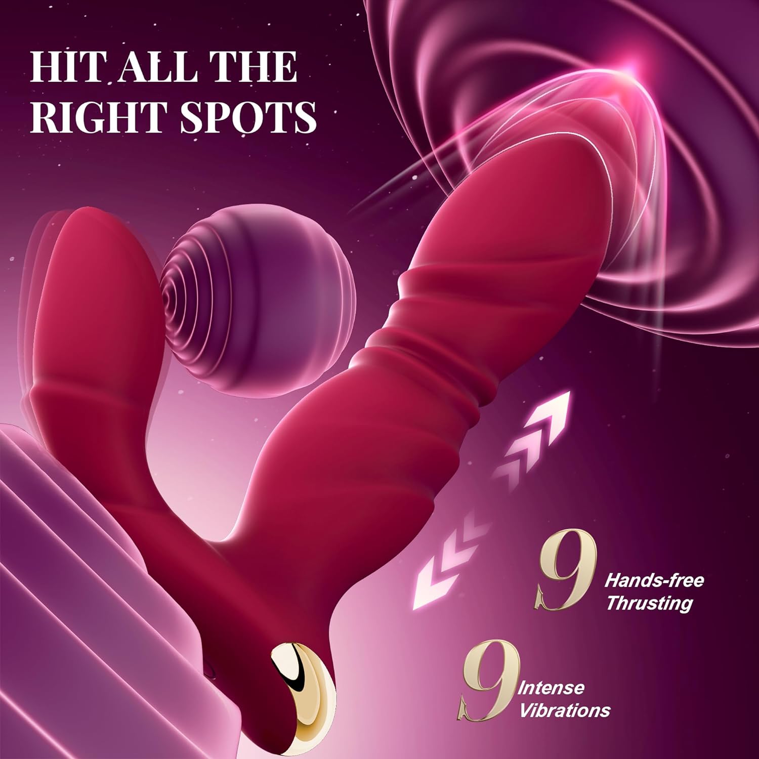 CelestePulse Wearable Thrusting Panty Vibrator with Remote & App Control