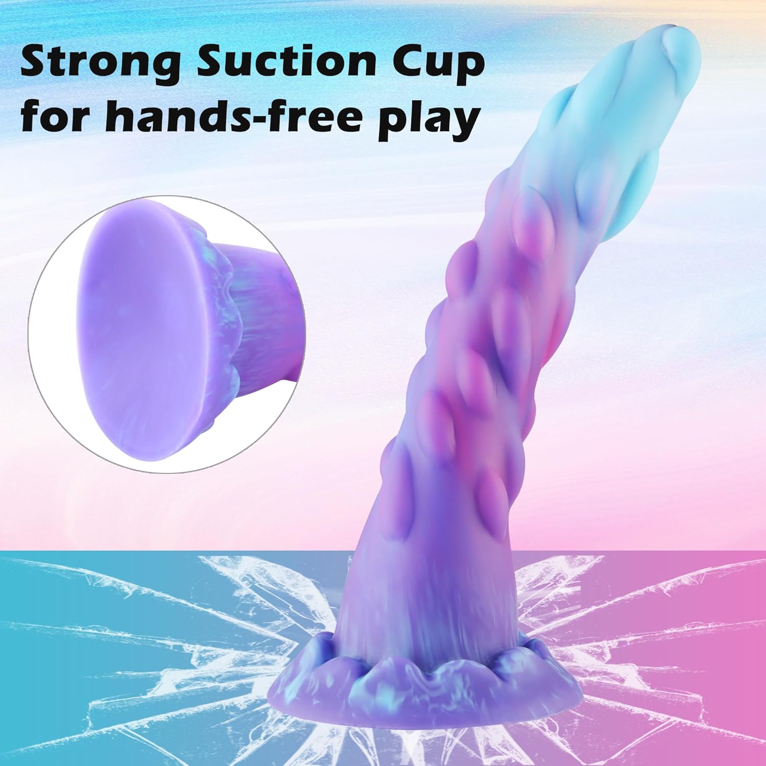 EuphorVibe Small Monster Fantasy Dildo | Beginner-Friendly, Realistic, Strong Suction Cup