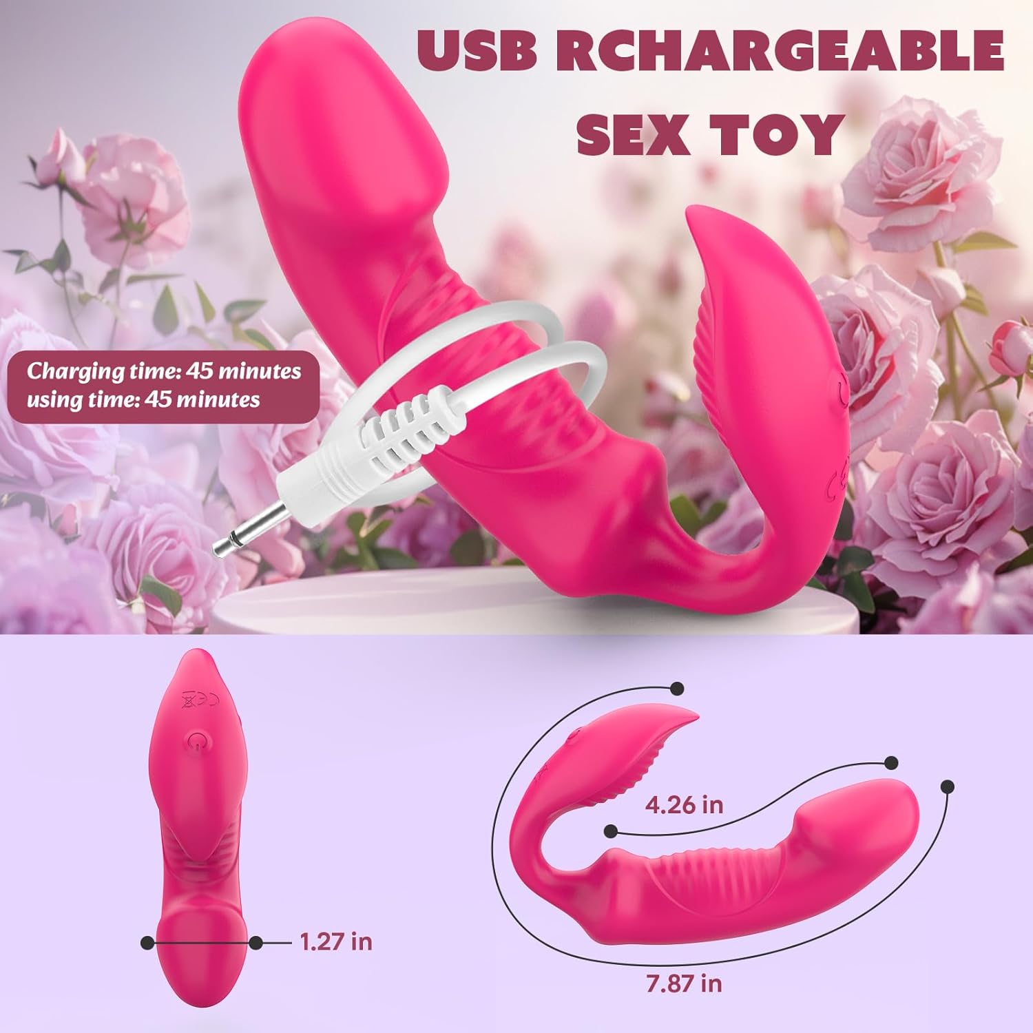 ColossusNest Wearable Dual Vibrator – G-Spot & Clitoral Stimulator