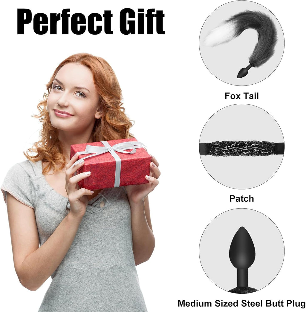 WildWhisper Silicone Fox Tail Butt Plug Beginner