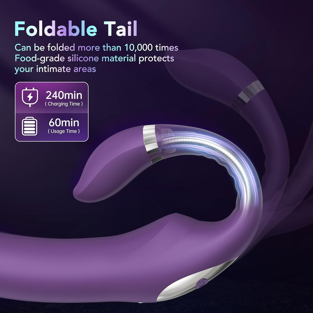LoomDesire G-Spot Clitoral Stimulation Dildo Vibrator