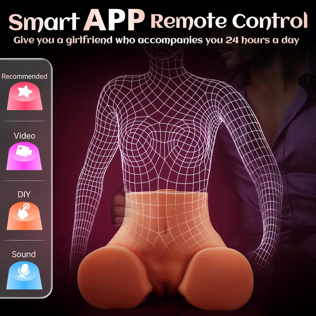 MidnightSiren 6lbs Vibrating Sex Doll Masturbator