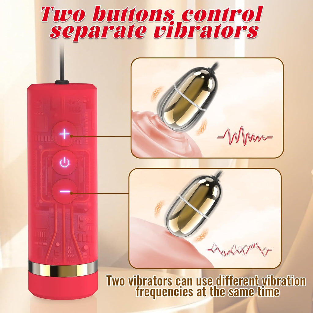 EchoEgg Double Egg Clitoral Stimulator Vibrator