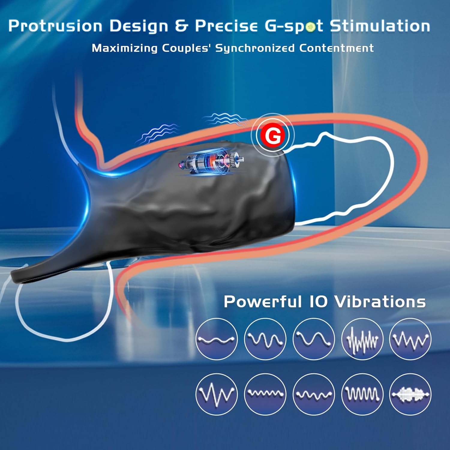 SirenStim 360° Penis Sleeve Extender with Vibration & Ball Ring