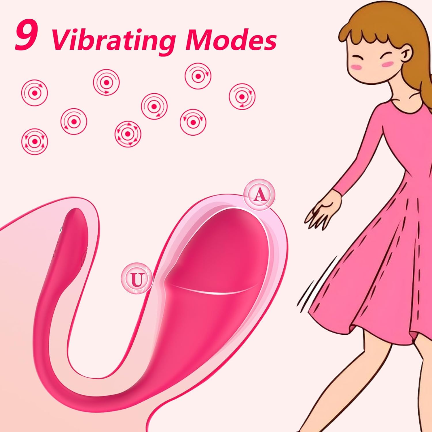PulsePlay Remote Egg Vibrator with App Control
