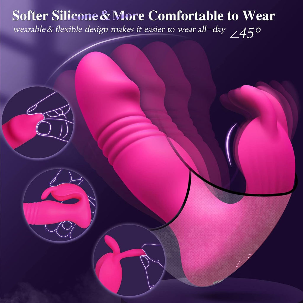 FawnThrust 3-in-1 Wearable Remote-Controlled Rabbit Vibrator