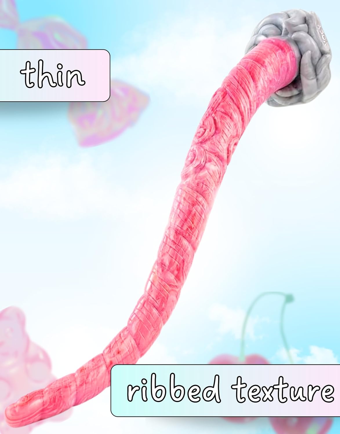 FawnAllure 18" Extra Long Thin Dildo