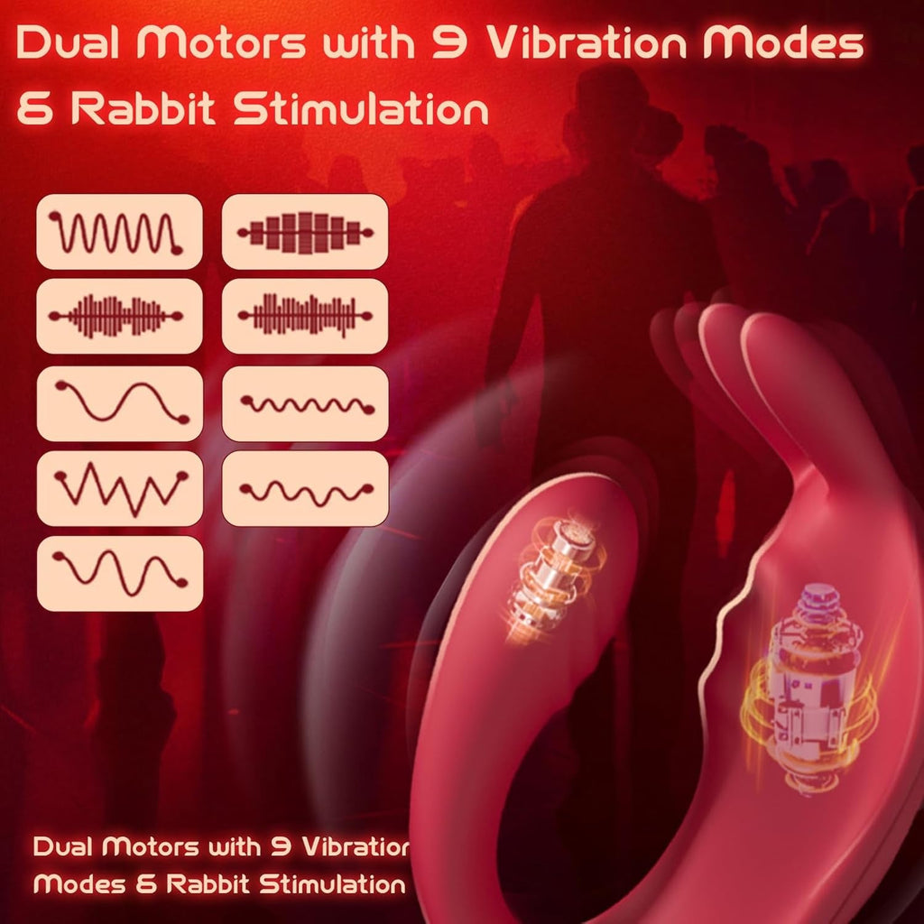 SyncRabbit APP Rabbit Wearable Couples Panty Vibrator