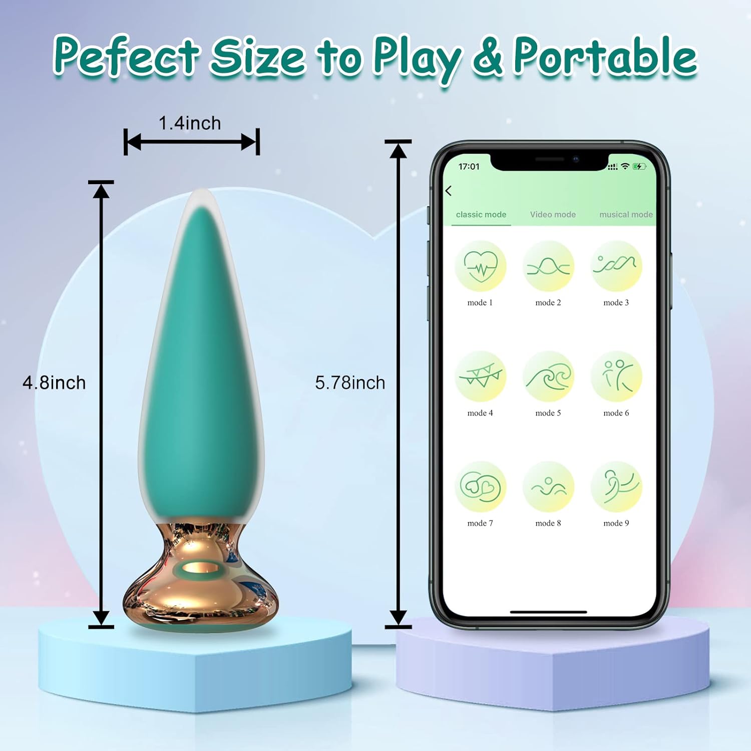 TenderRush Remote Control Anal Vibrator