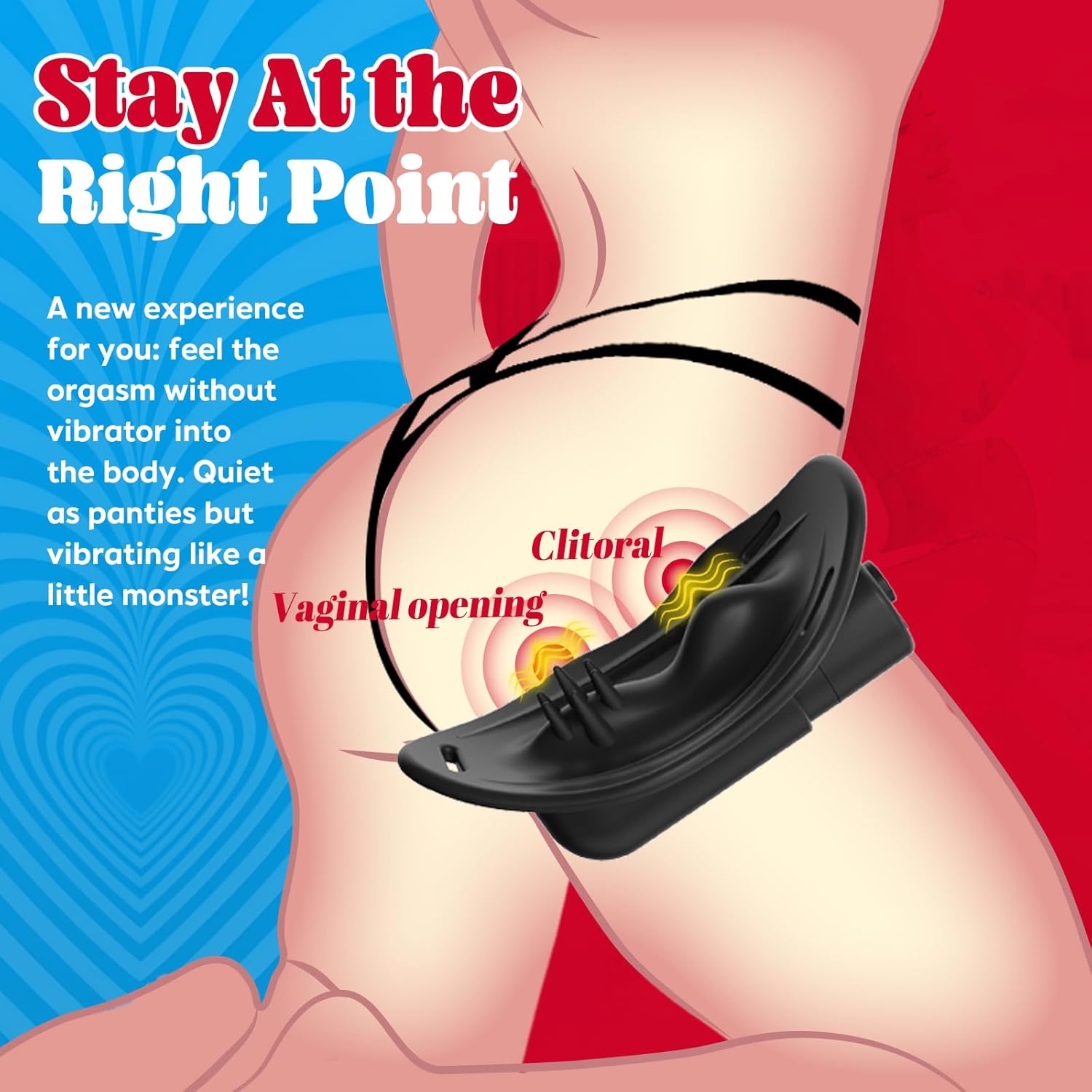 SirenGlide Powerful Wearable Panty Vibrator