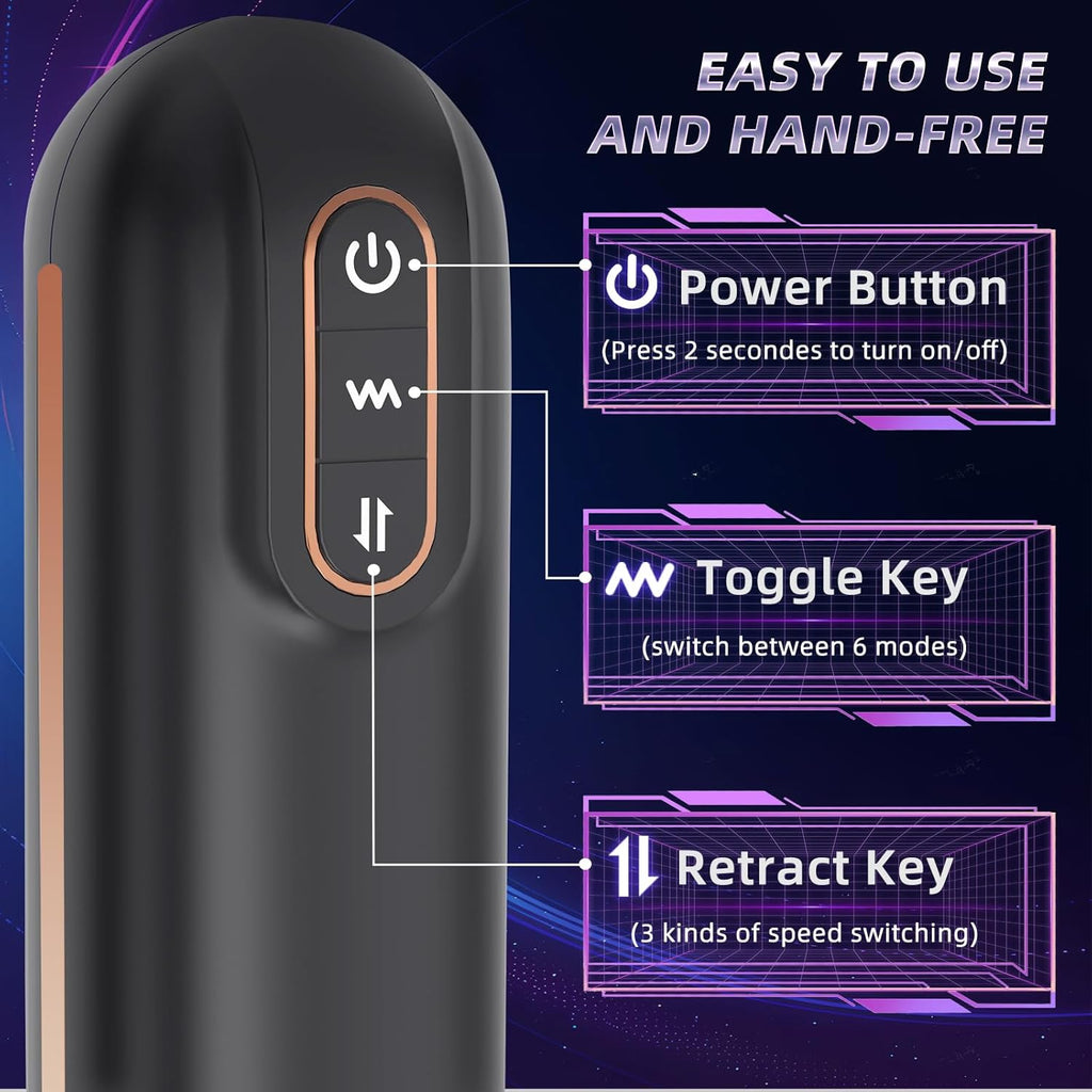 ErosEclipse Automatic Thrusting & Rotating Male Masturbator