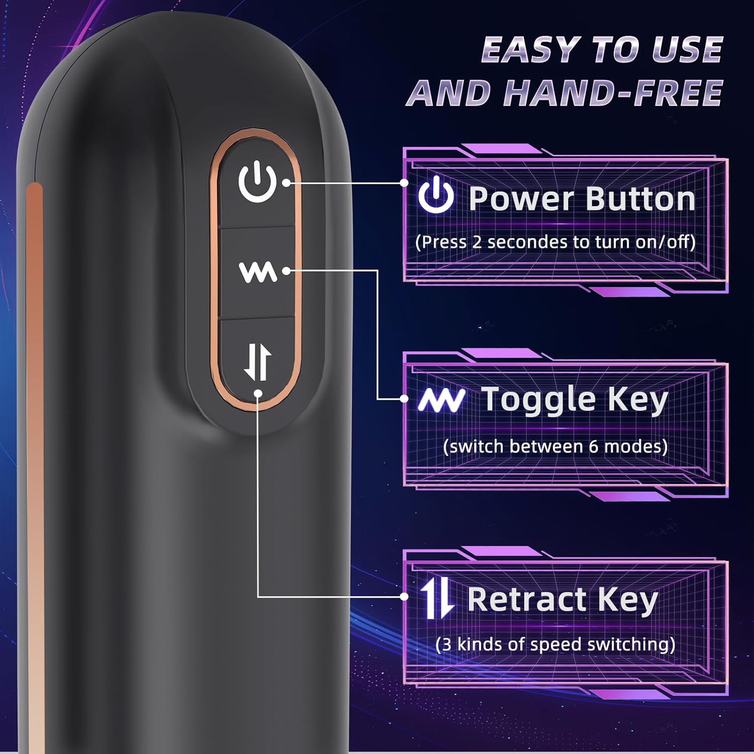 ErosEclipse Automatic Thrusting & Rotating Male Masturbator