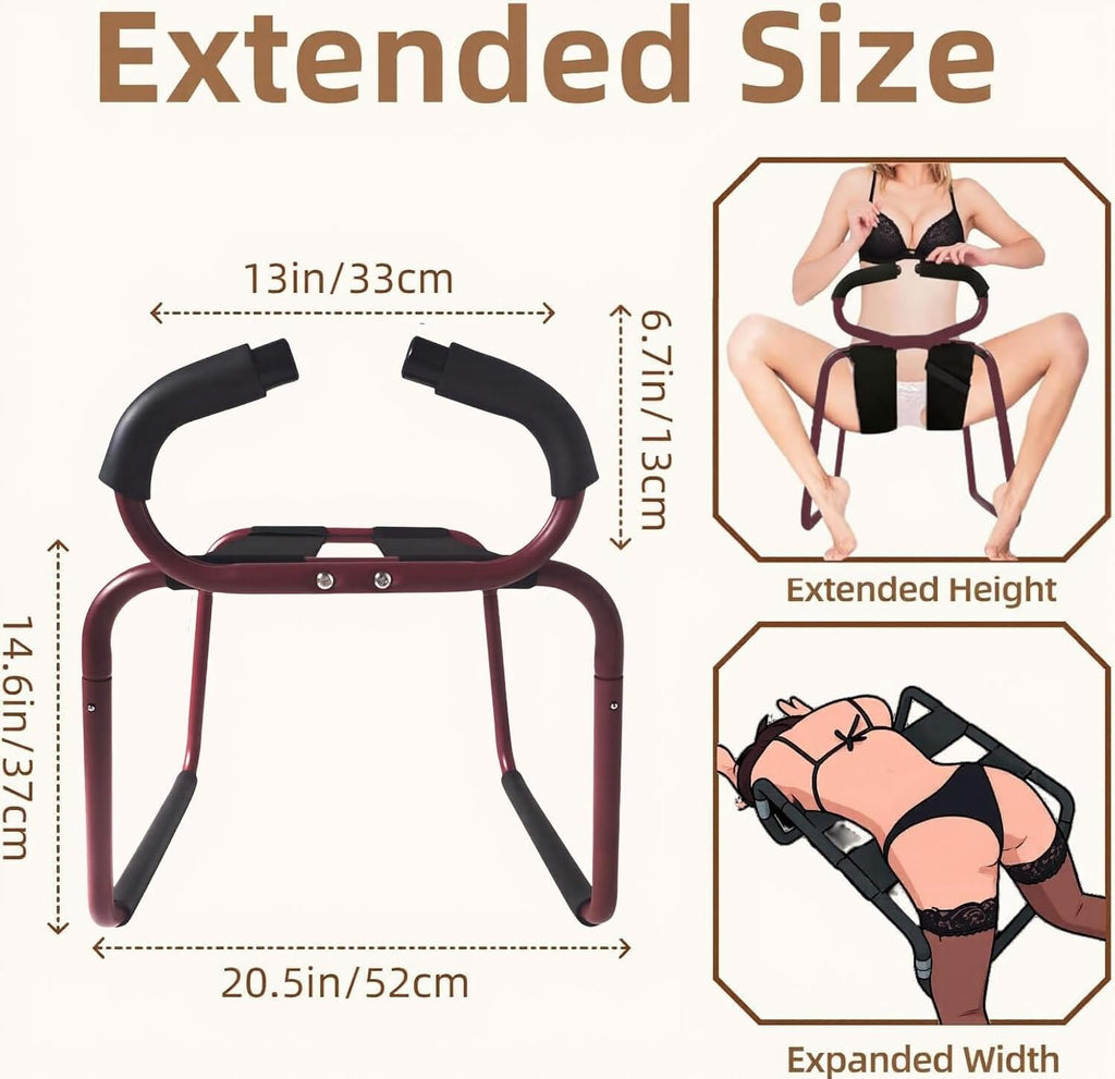PassionFrame Red Sex Position Chair