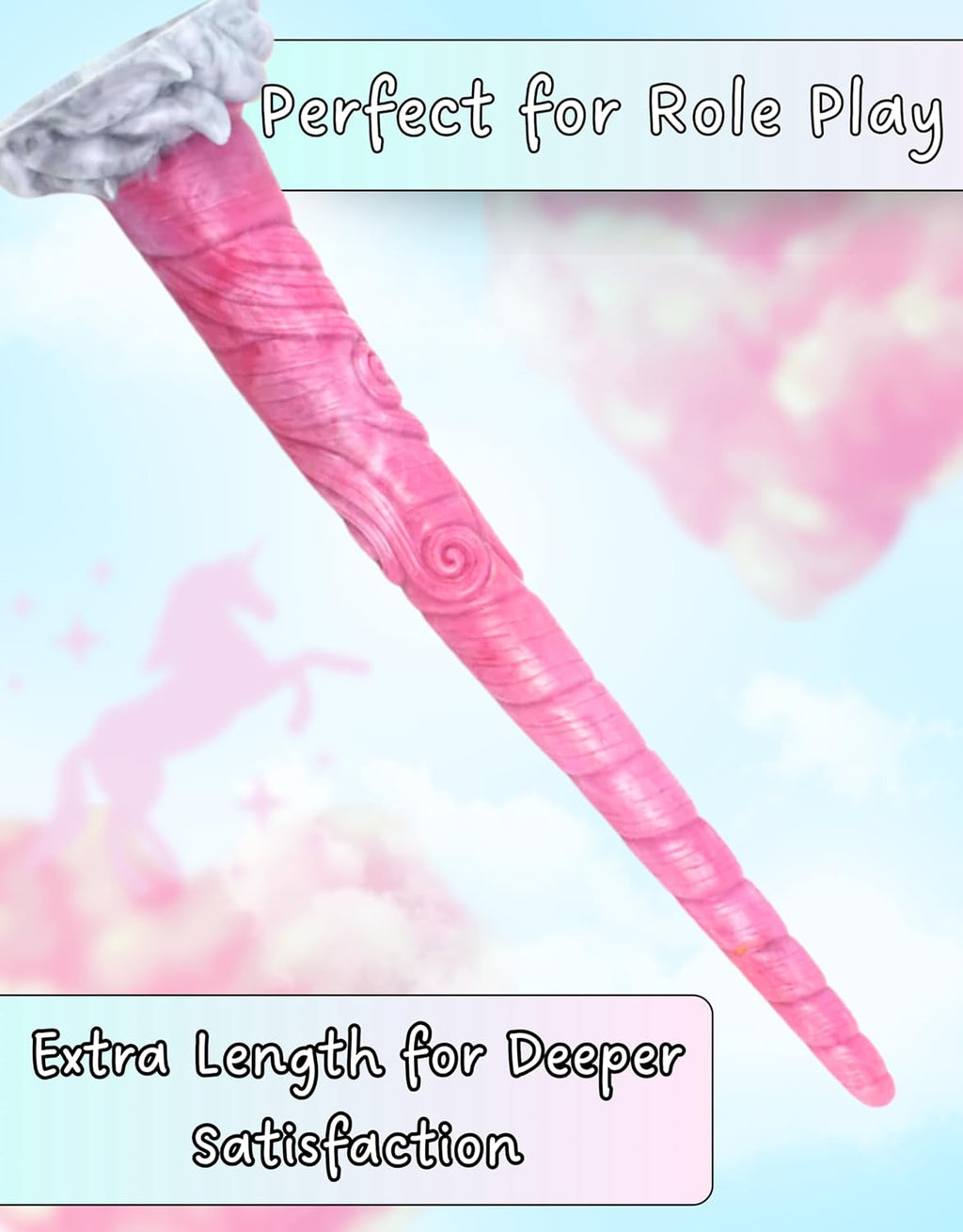 FawnAllure 18" Extra Long Thin Dildo