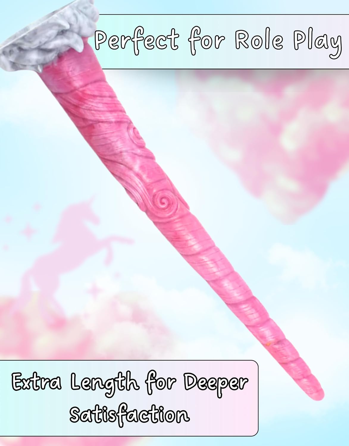 FawnAllure 18" Extra Long Thin Dildo