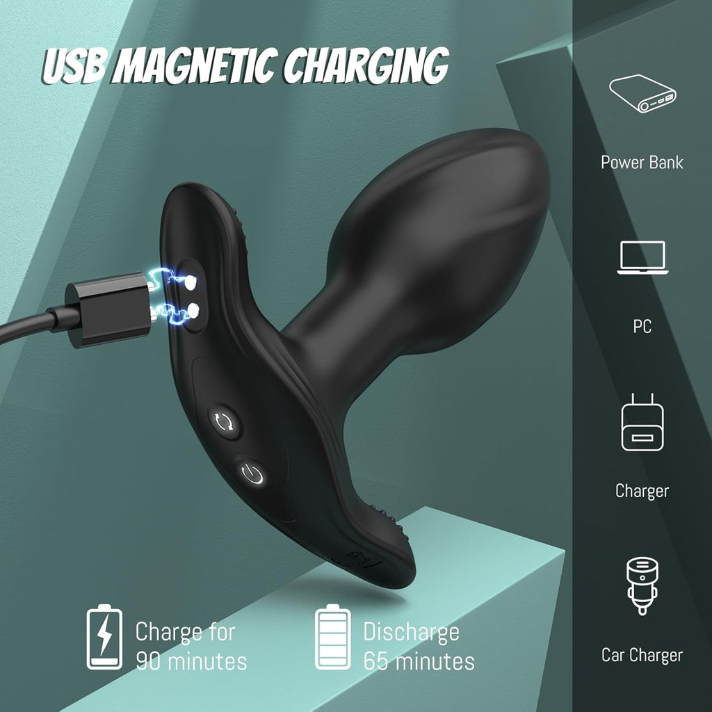 Rotatix Remote Vibrating Butt Plug
