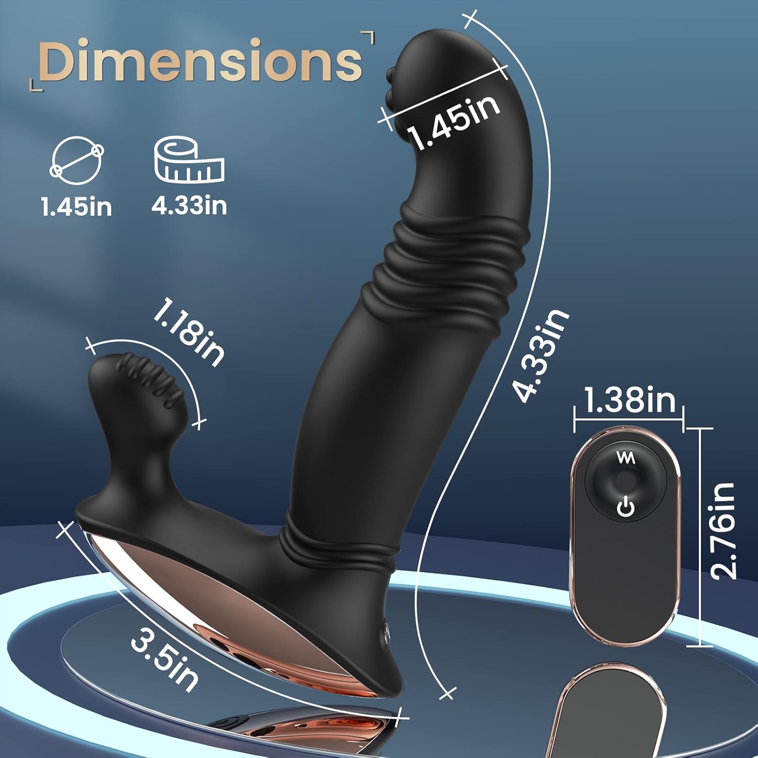 ProV Thrusting Prostate Massager Vibrator