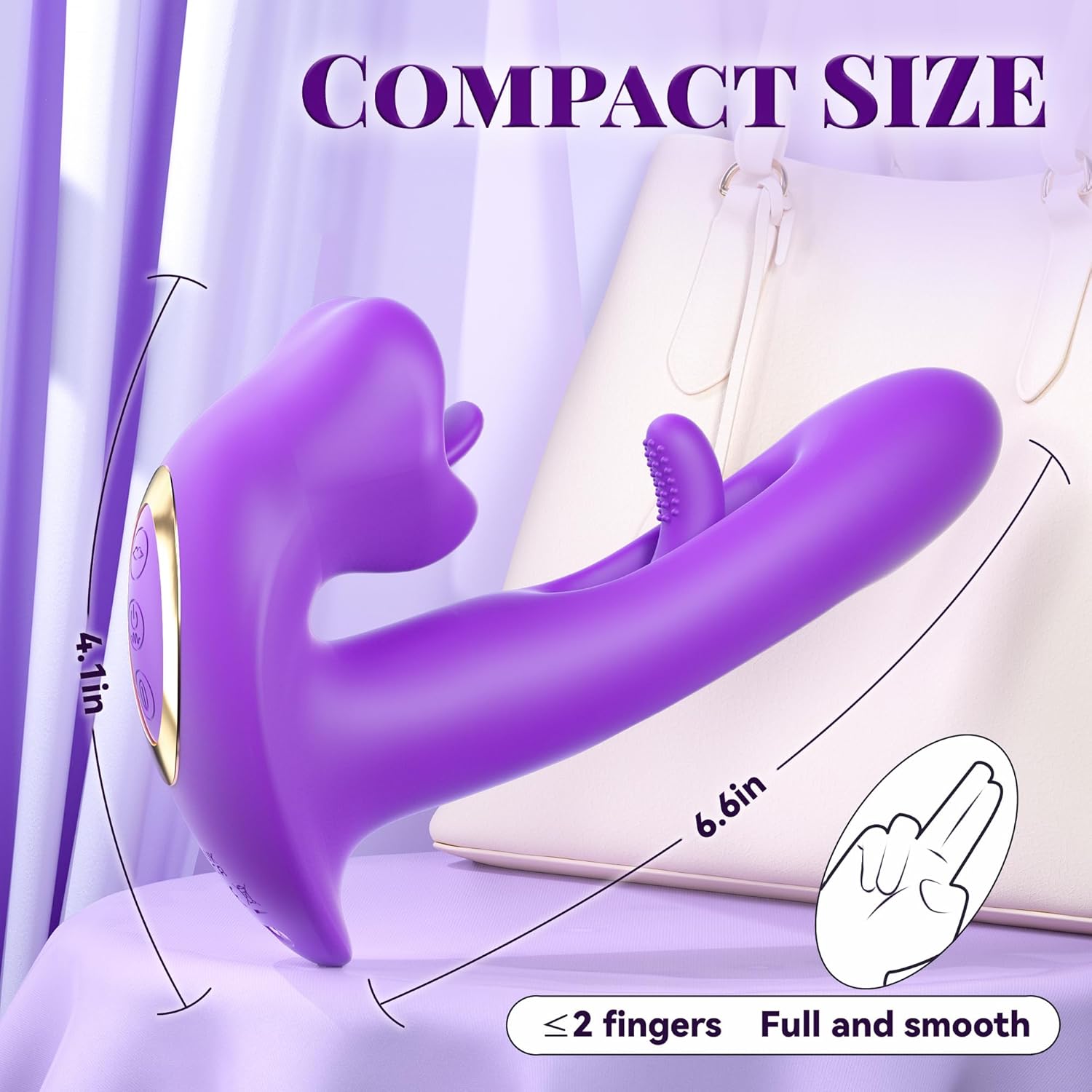 EcstasyKiss G-Spot Flapping & Licking Vibrator