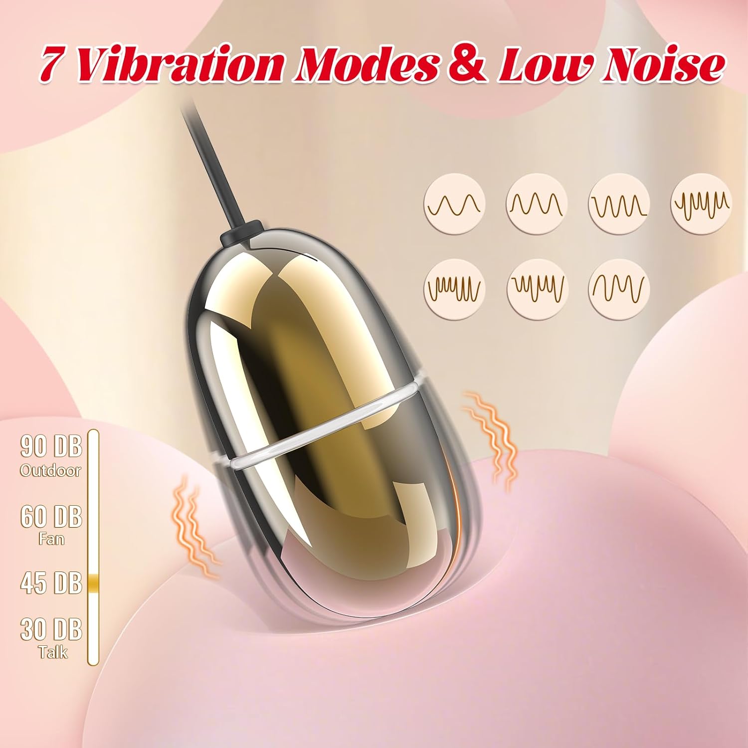 EchoEgg Double Egg Clitoral Stimulator Vibrator