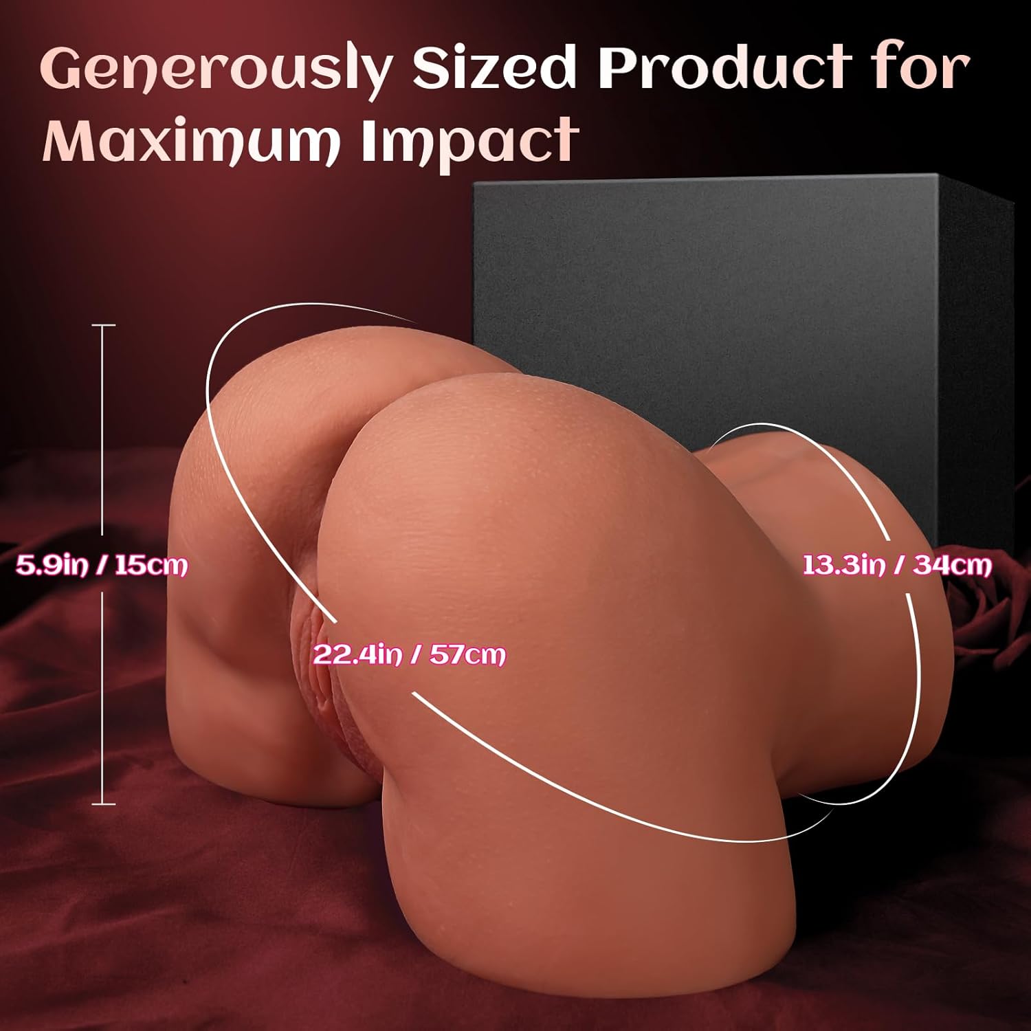 MidnightSiren 6lbs Vibrating Sex Doll Masturbator