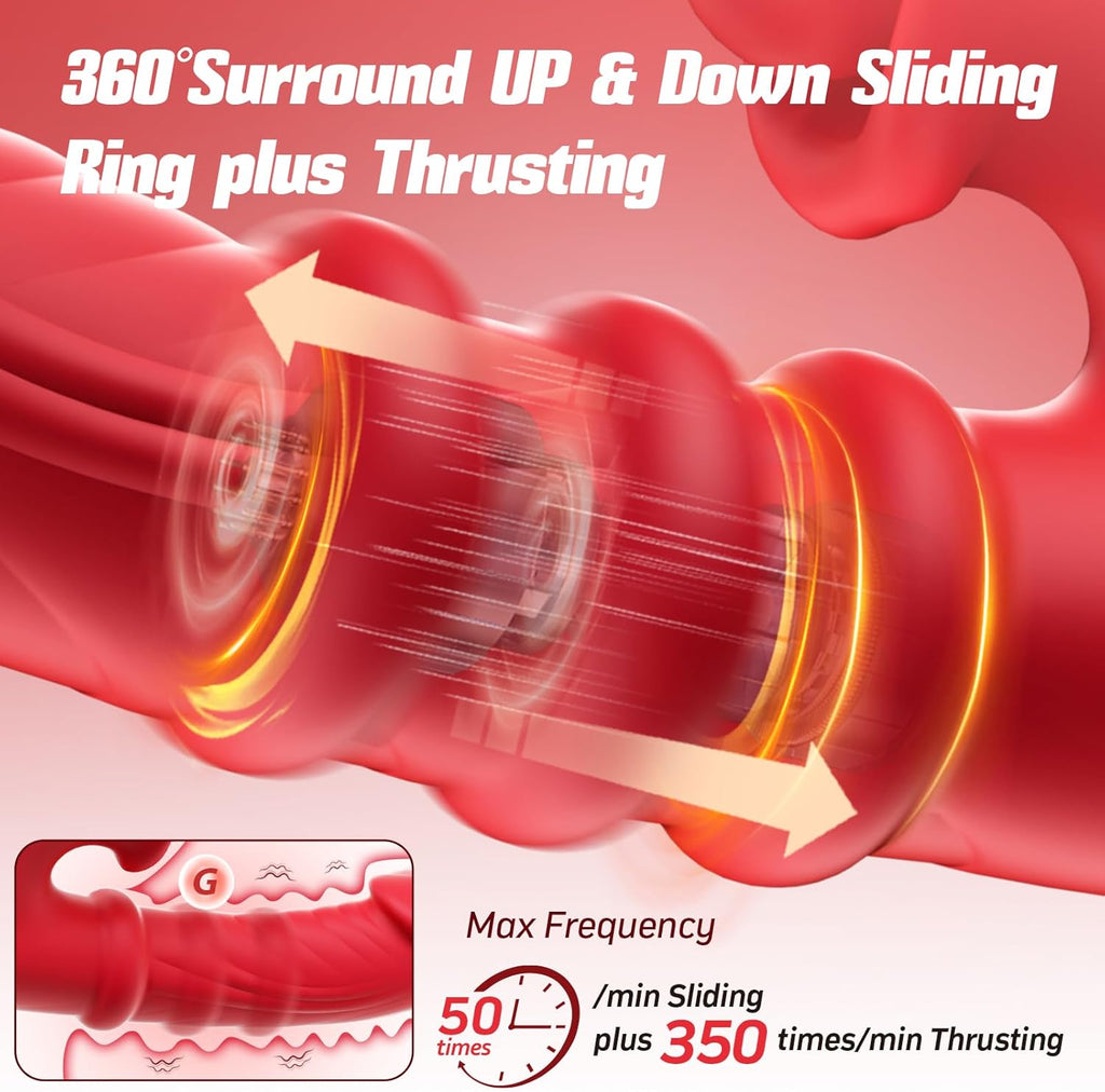 EclipsePulse Thrusting Dildo Vibrator Clit Stimulator