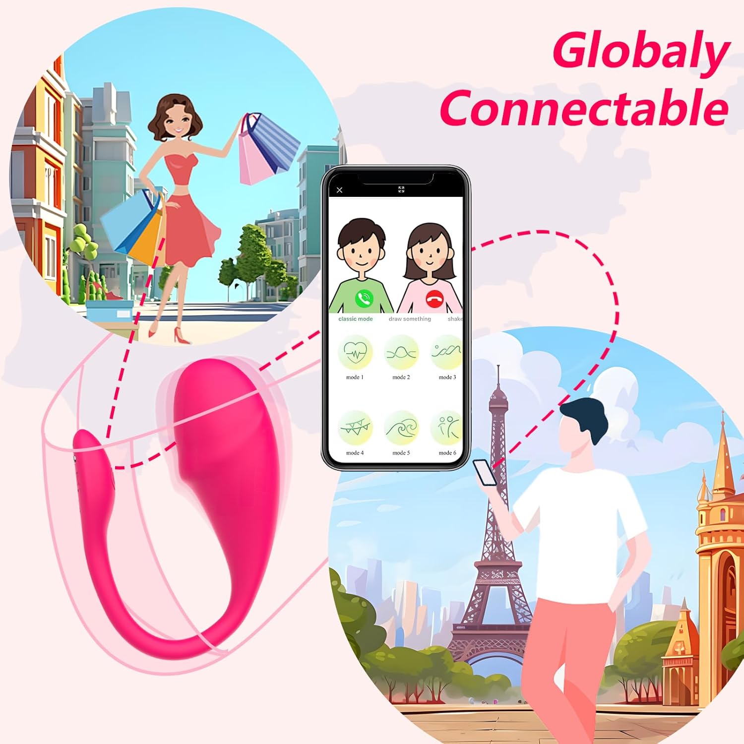 PulsePlay Remote Egg Vibrator with App Control