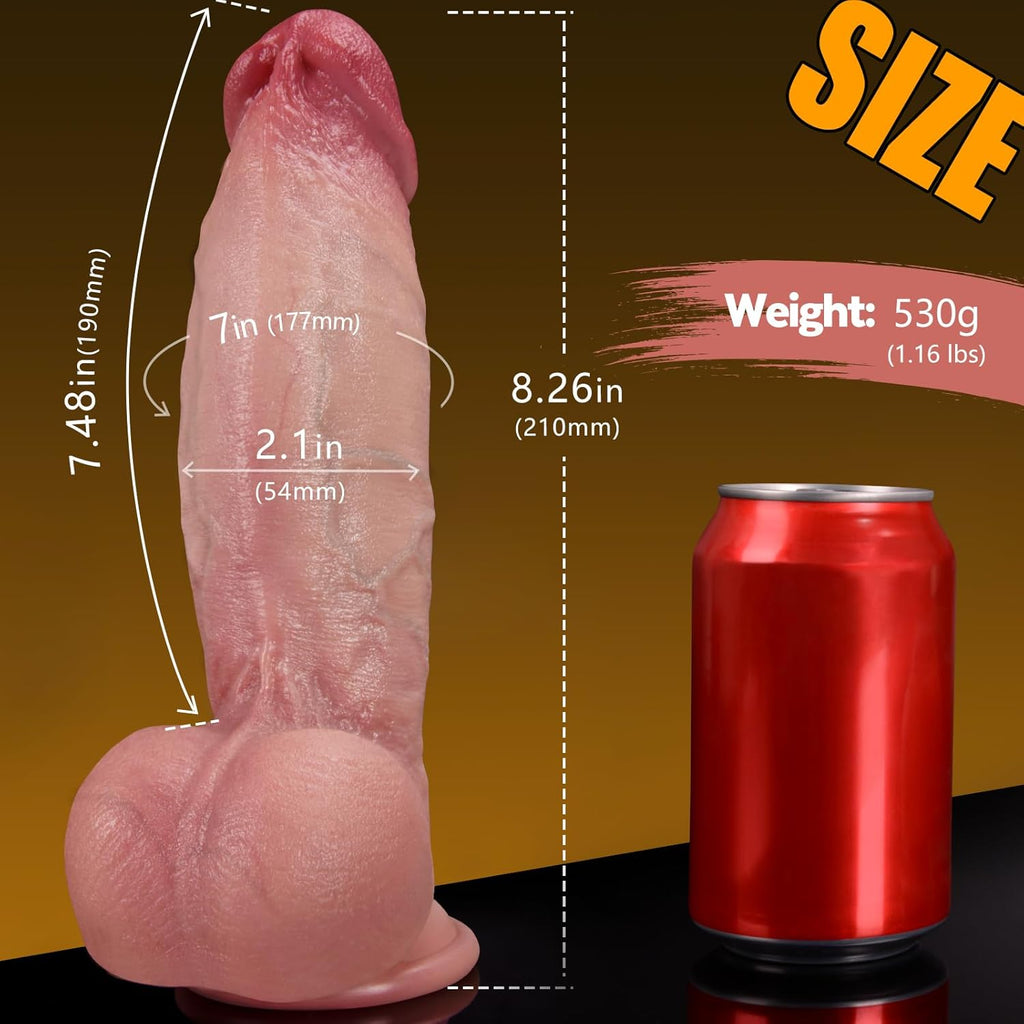 TitanThrust 8.2-Inch Realistic Dildo