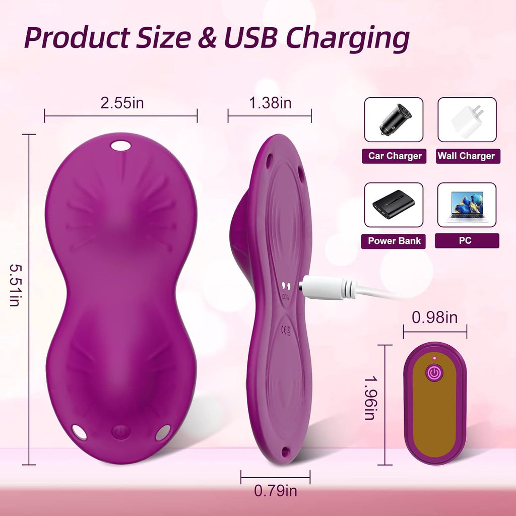 OpalPulse Wearable Panty Vibrator