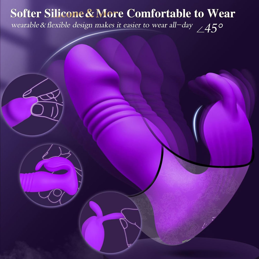 NymphMotion Wearable Remote Control Dildo Vibrator