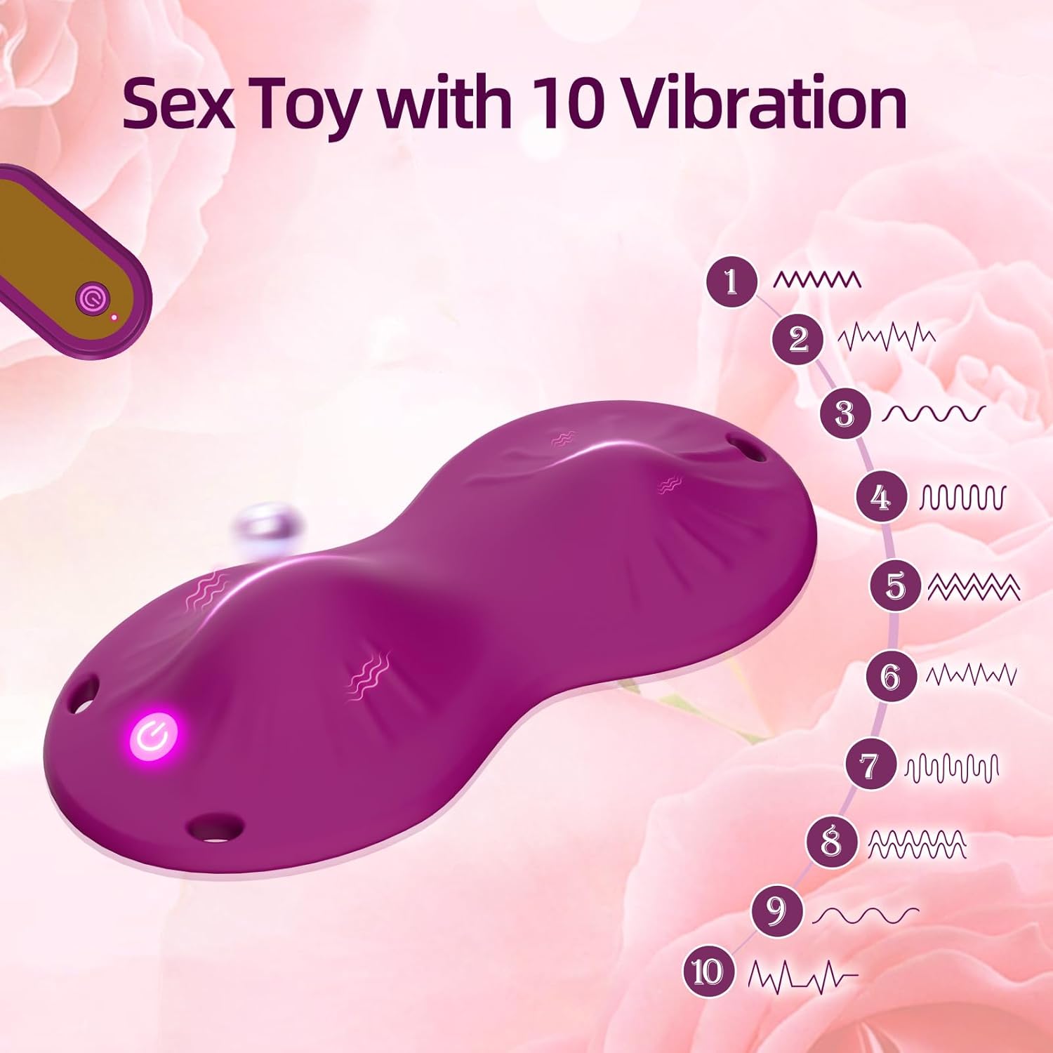 OpalPulse Wearable Panty Vibrator