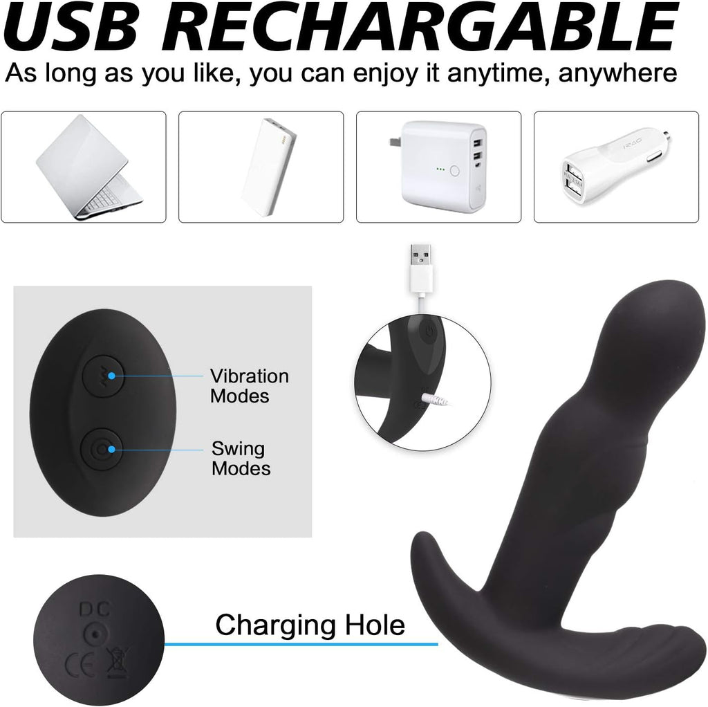 CraveSurge 360° Rotating Anal & Prostate Vibrator with 10 Vibrations