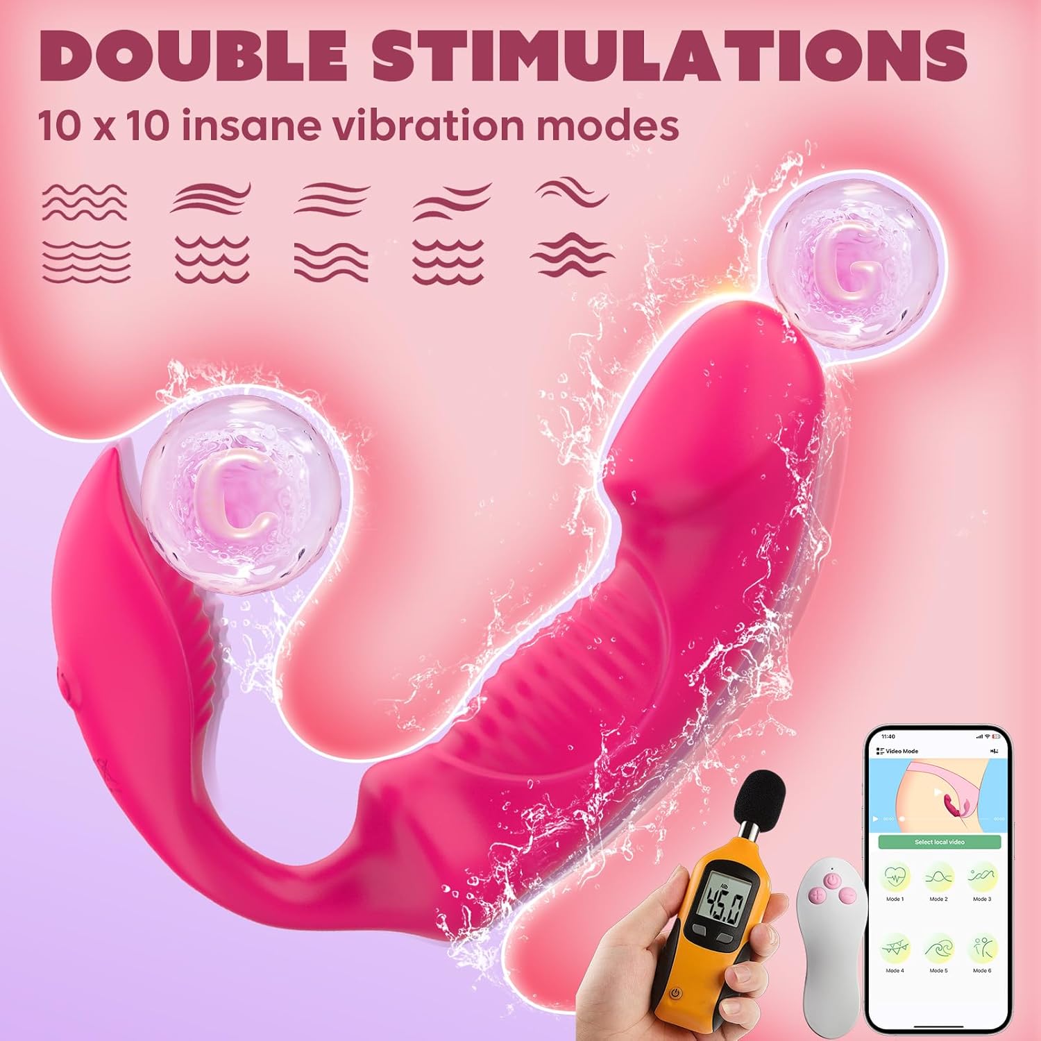 ColossusNest Wearable Dual Vibrator – G-Spot & Clitoral Stimulator